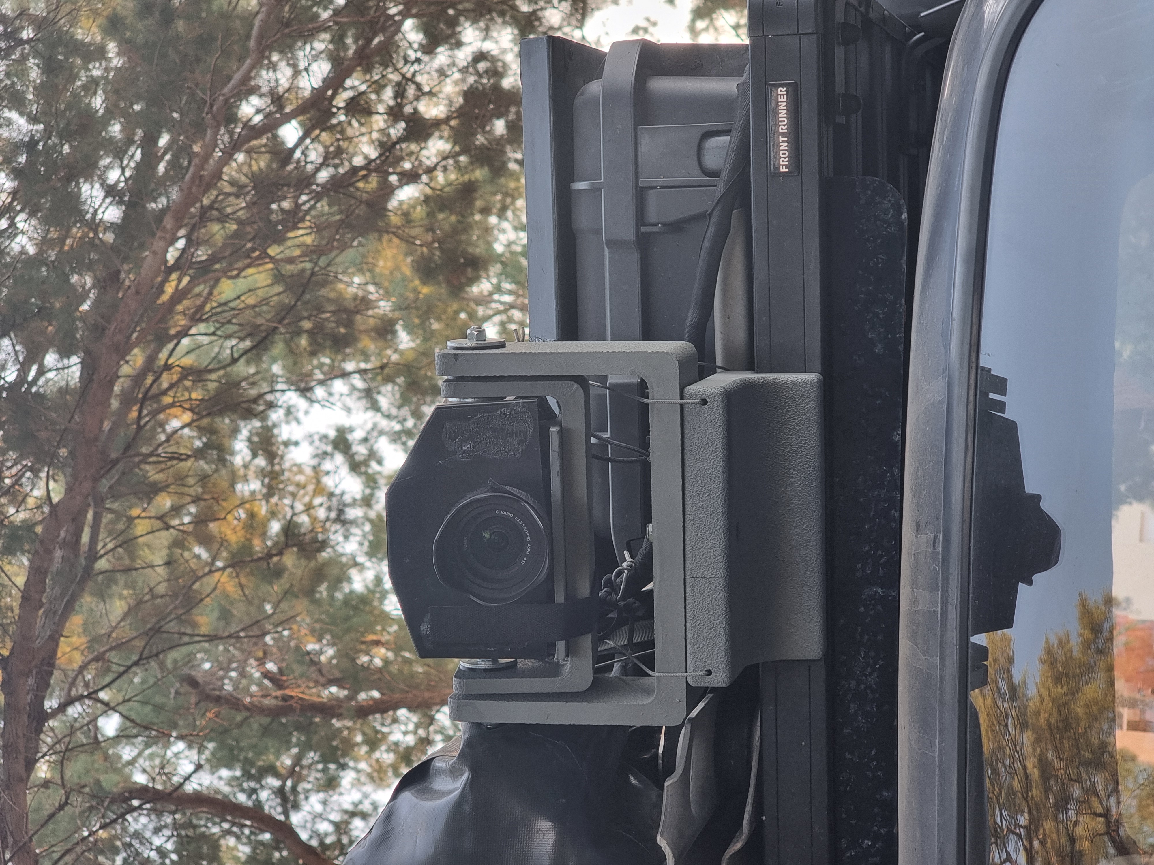 Roofrack DSLR mount for Panasonic GH2