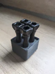 Gridfinity 1x1 bin for (Gopro) camera screws