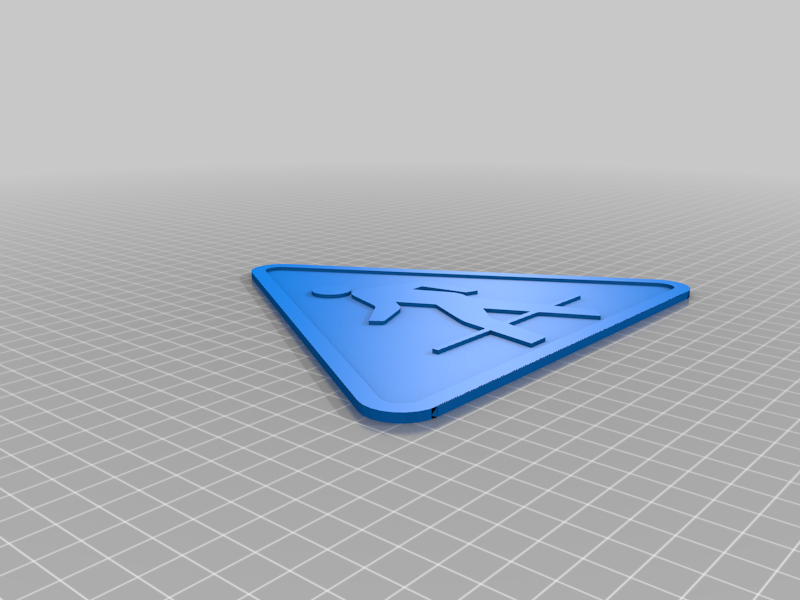 "ELDERLY" CROSSING SIGN (BY REQUEST) — miniatura 3
