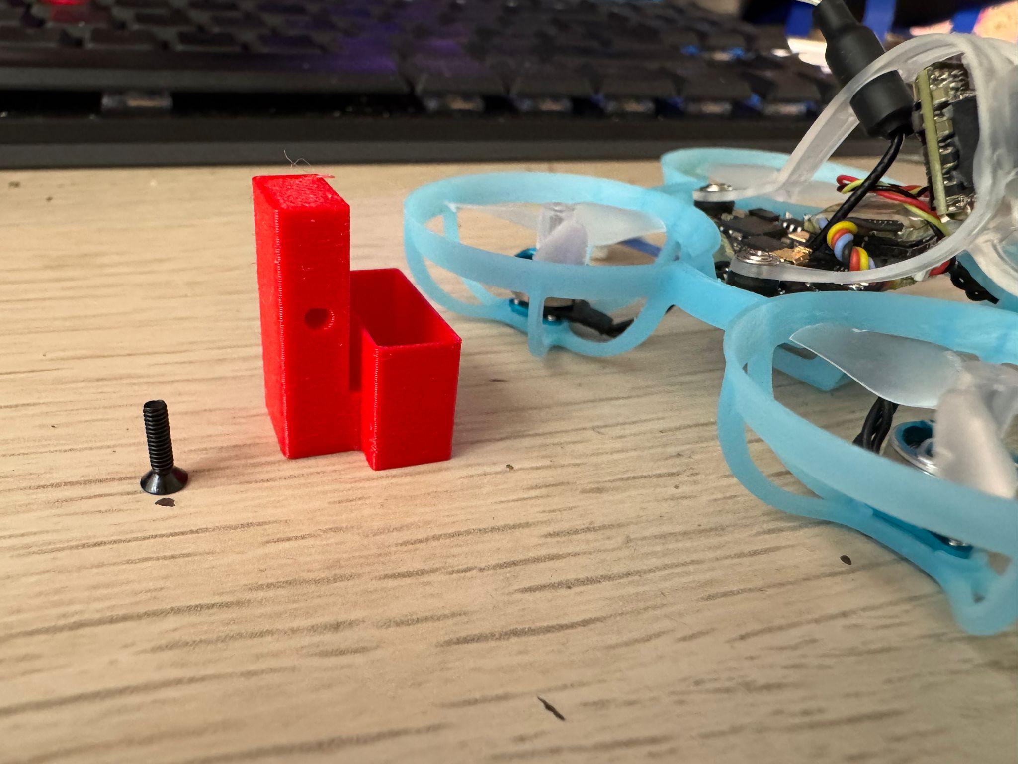 BetaFPV Air65 Battery Holder for Bigger Packs (450mah/550mah)