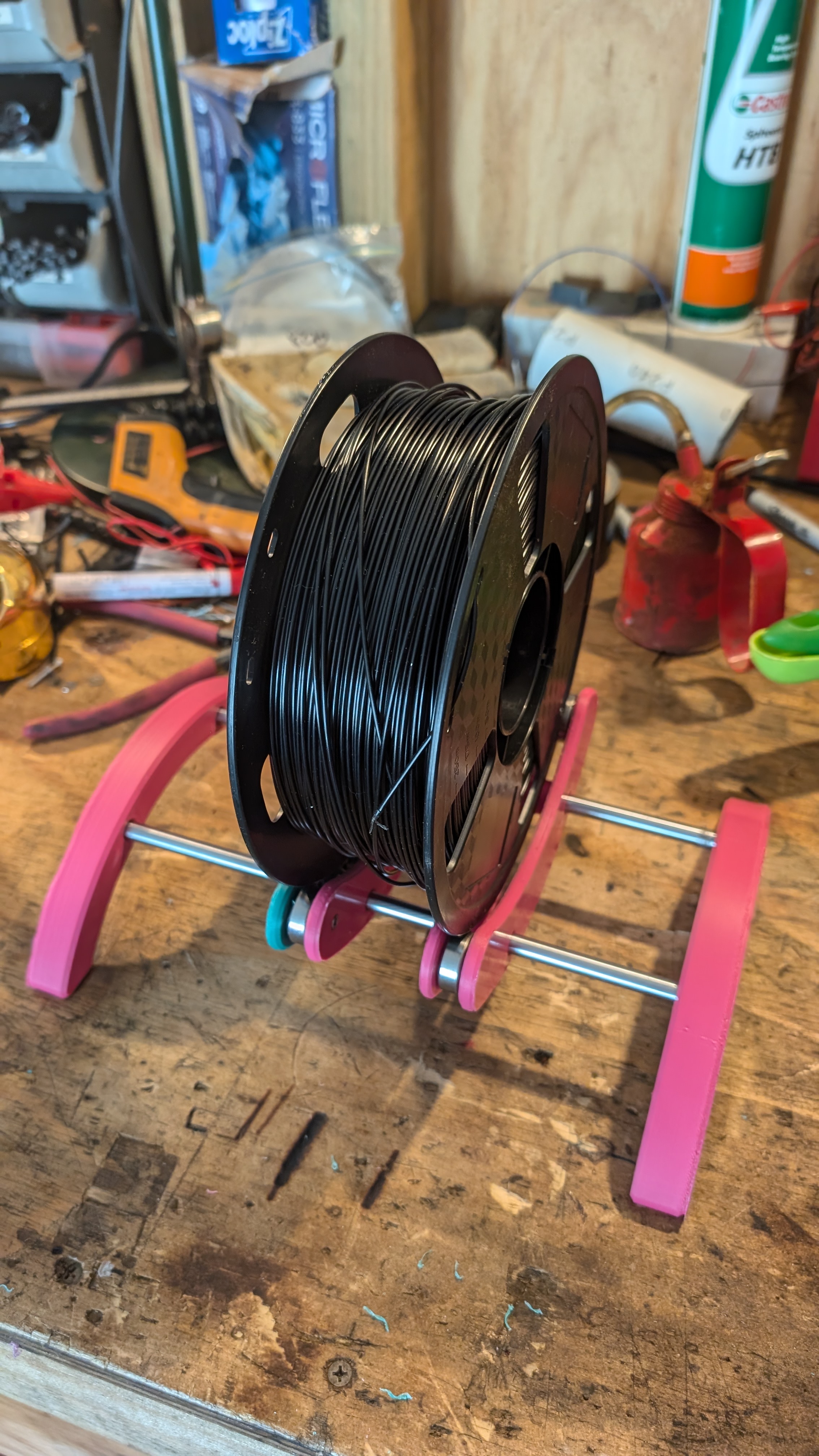 Banana Spool Holder - 8mm Smooth Rod