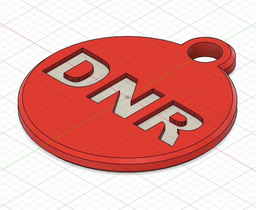 DNR - Do Not Resuscitate keychain emblem (Nicht Wiederbeleben Anhänger) — thumbnail 3