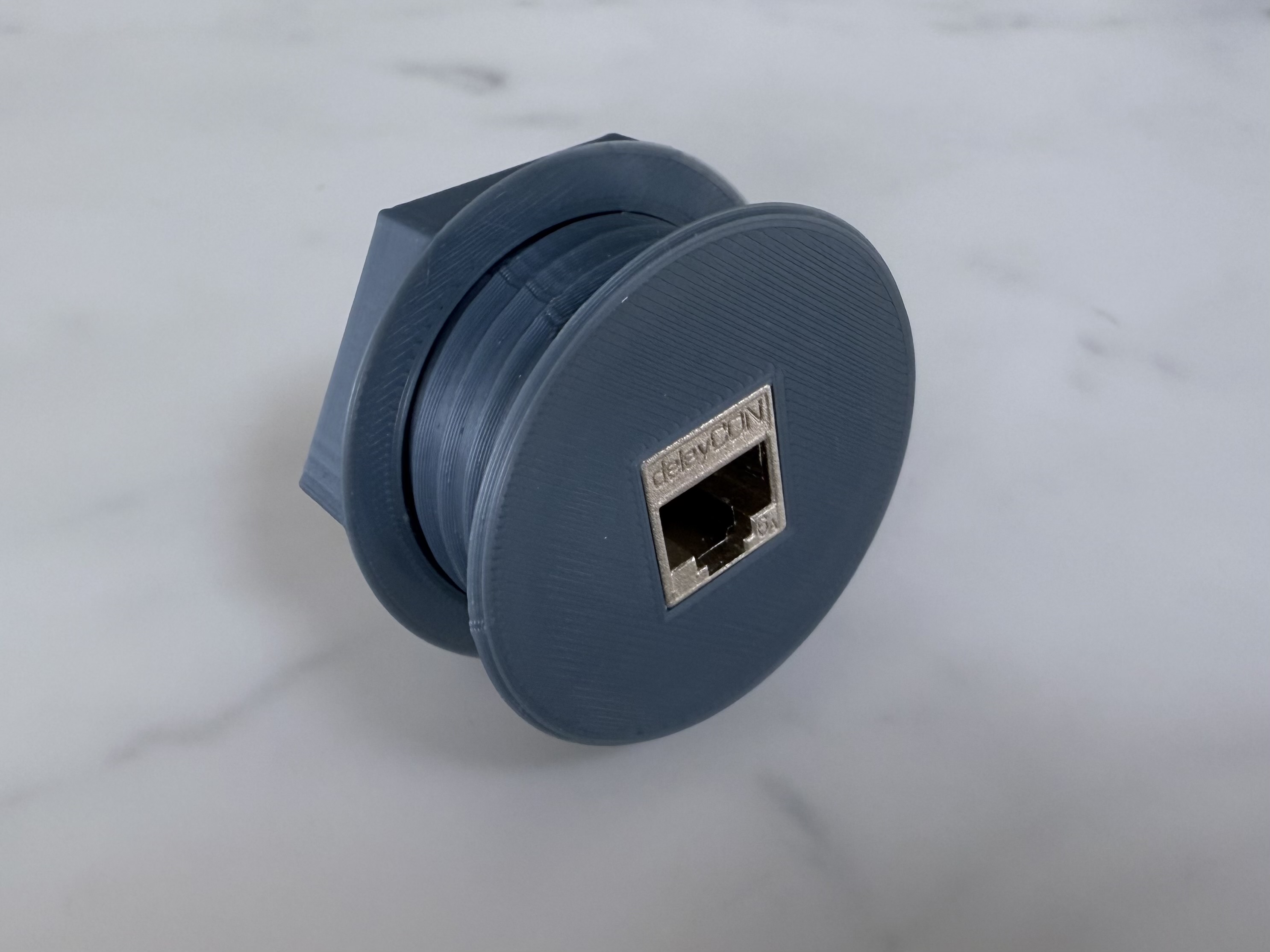 Hole-Mount Keystone Module Holder by tomasf | Download free STL model ...