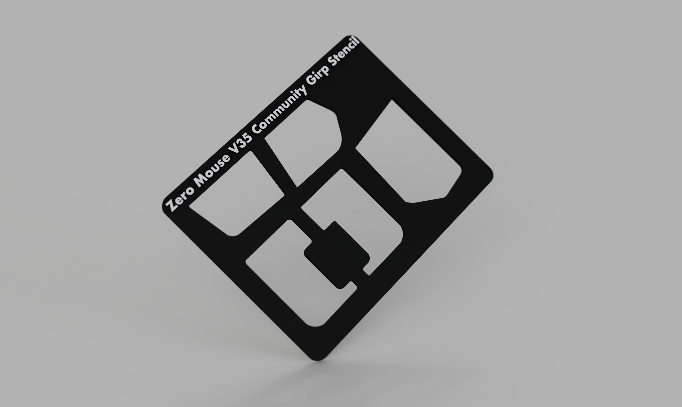 Zero Mouse V35 Community Stencil
