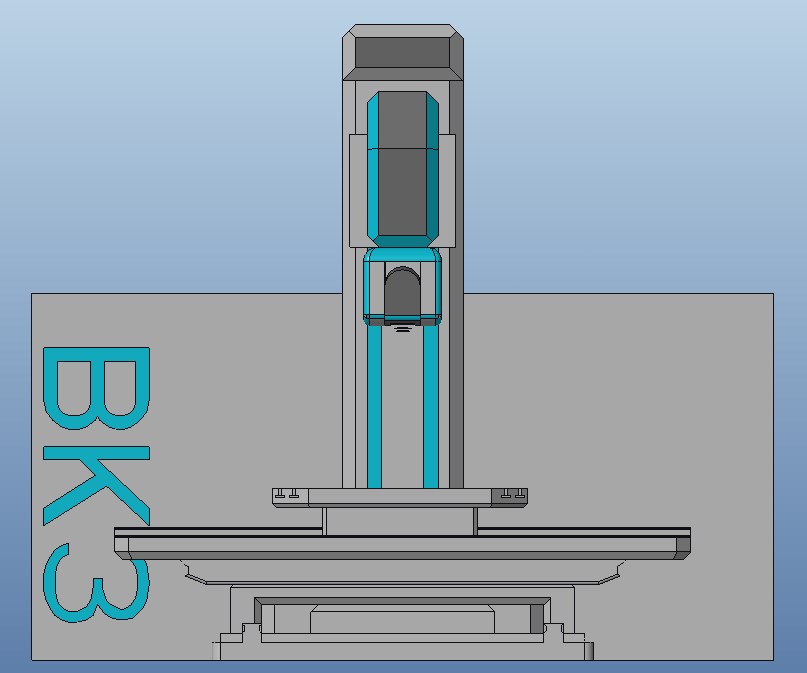 Miniatura 4 do modelo 3D 5 axis milling machine assembly