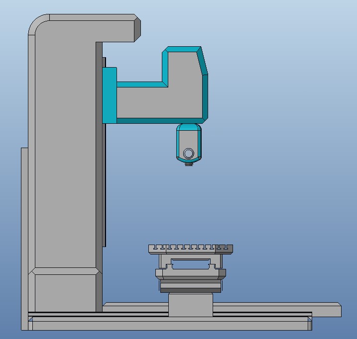 Miniatura 5 do modelo 3D 5 axis milling machine assembly