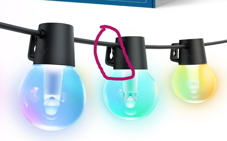 eufy Outdoor String Lights E10 - Reverse Mount — miniatura 2