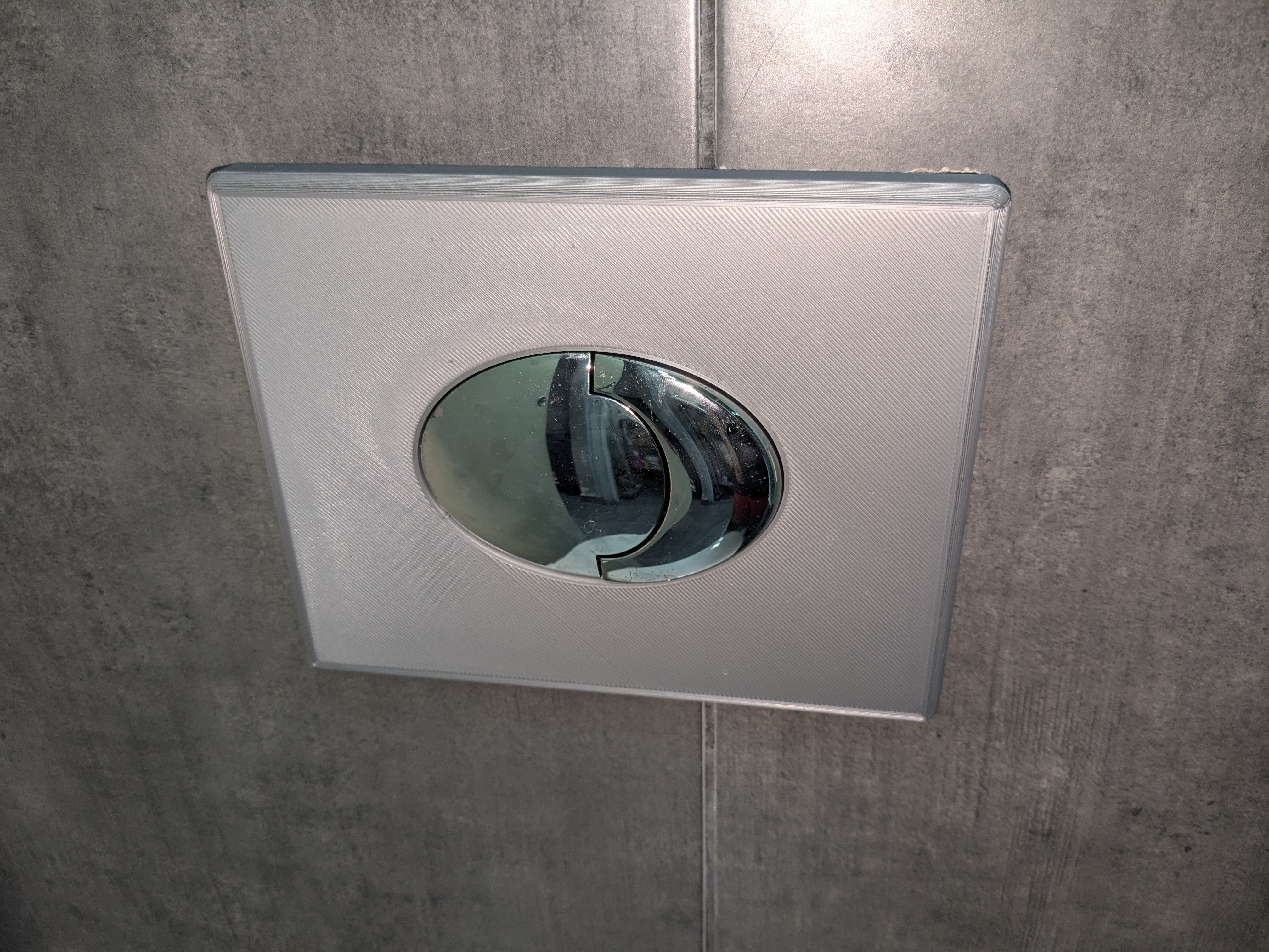 plaque de finition wc GROHE(GROHE toilet finishing plate)