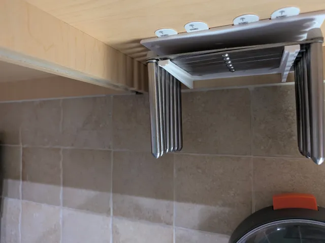 IKEA VARIERA Pot Lid Organizer – Under-Cabinet Holder (Command Strip or Screw Mount)