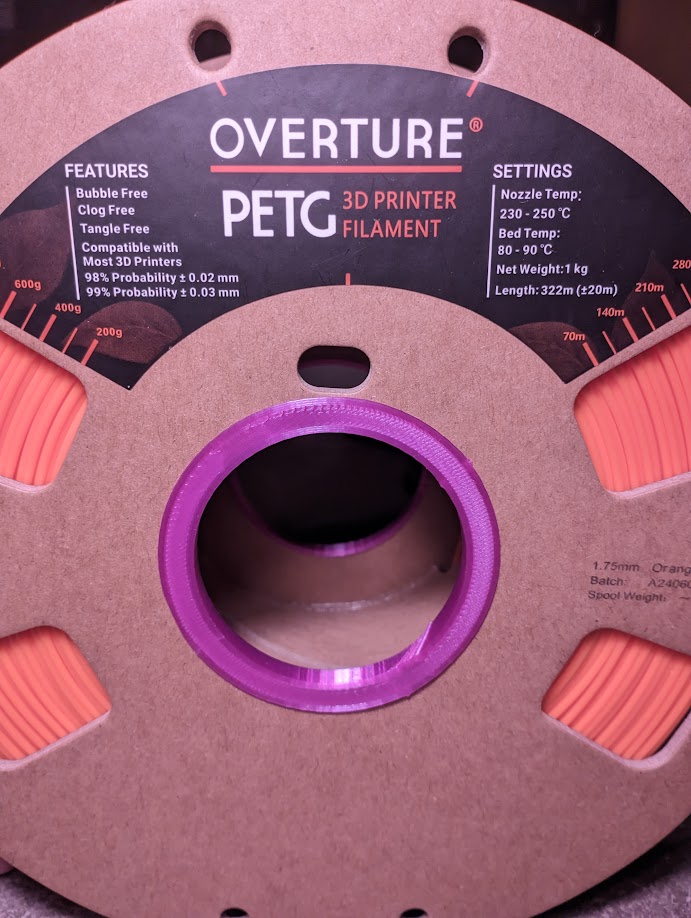 Miniatura 2 do modelo 3D Parametric Carton Spool Insert