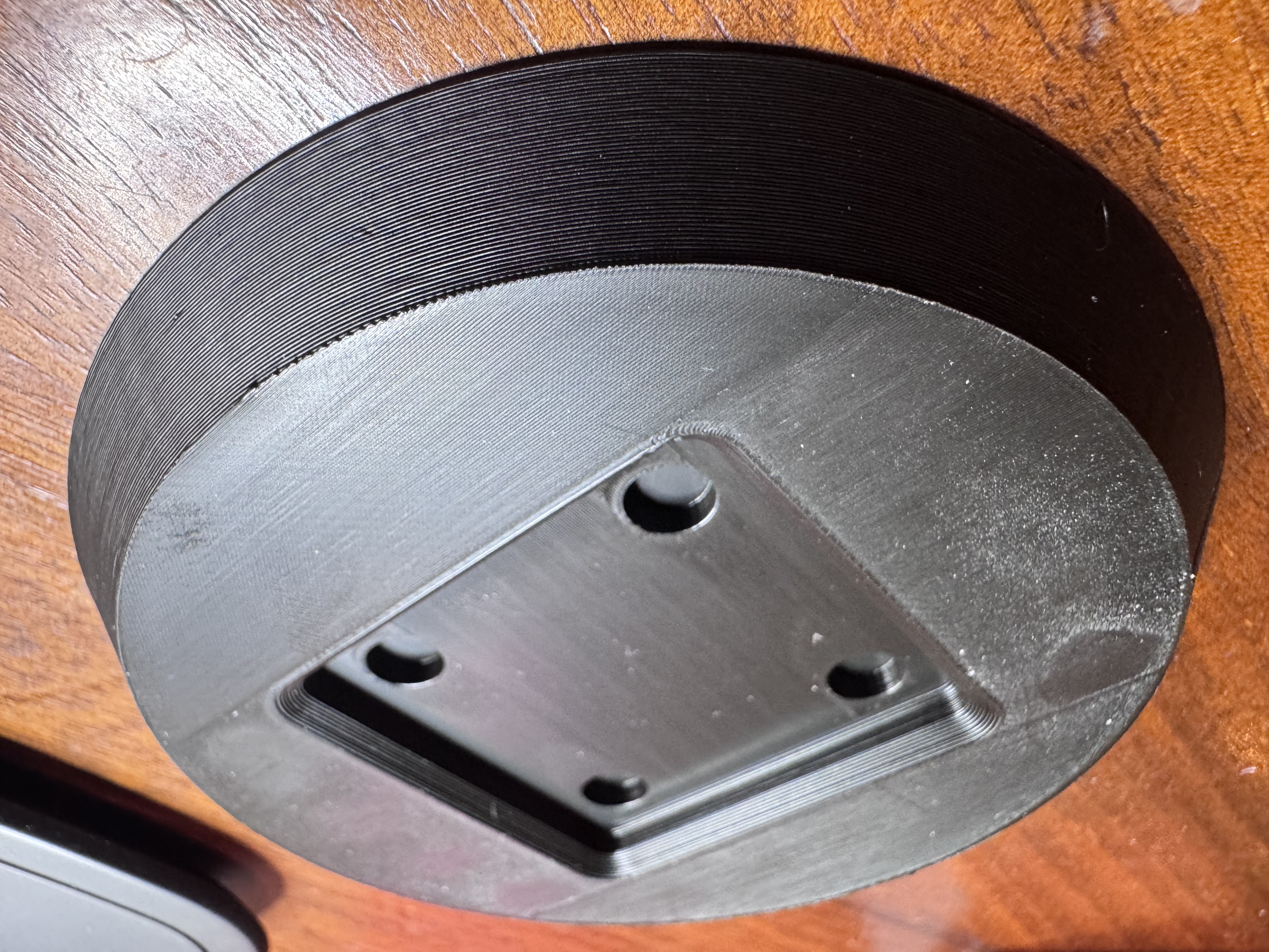 Gridless Finite Weighted Baseplate for Gridfinity