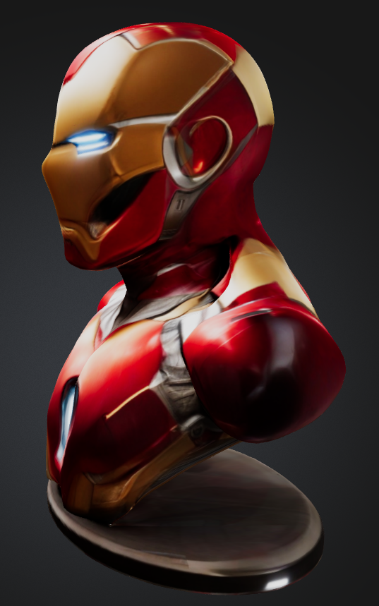 Iron man bust — miniatura 5