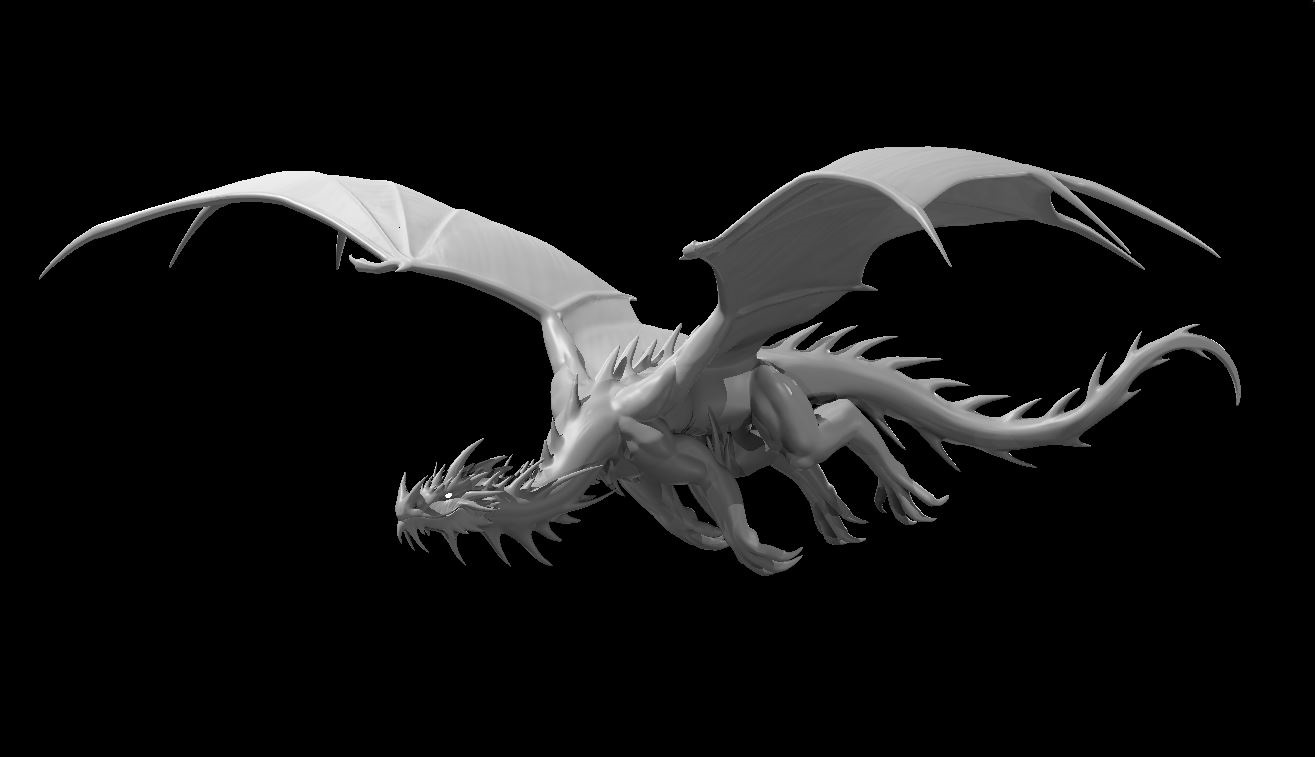 Void Dragon from Starfinder