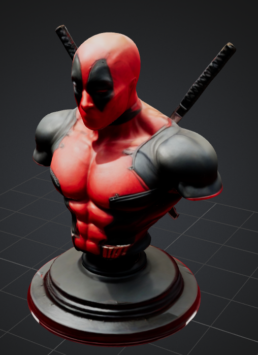Miniatura 2 do modelo 3D Deadpool bust