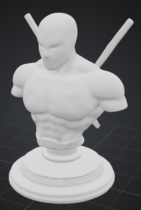 Miniatura 4 do modelo 3D Deadpool bust