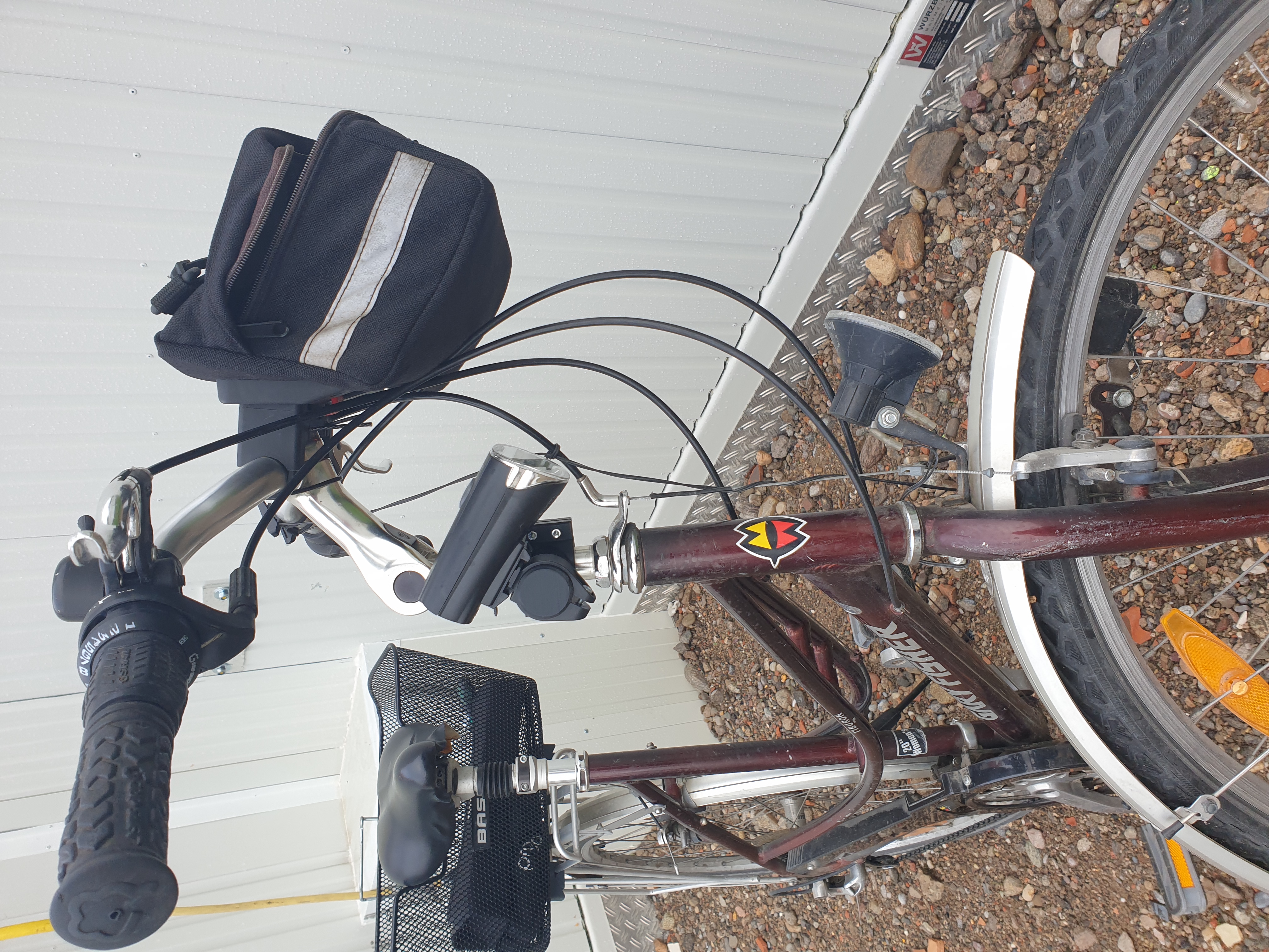 Bike Lamp front support (Front basket bikes)