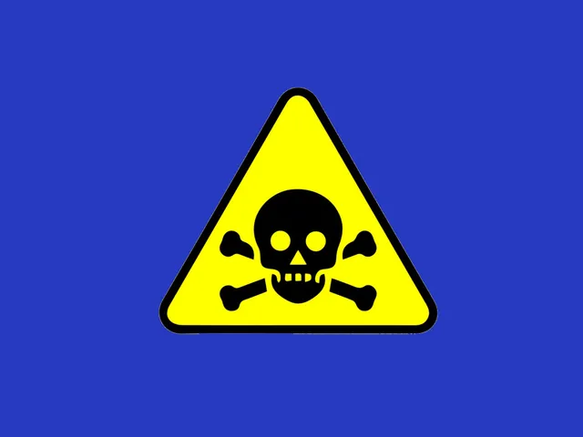 SKULL WARNING sign