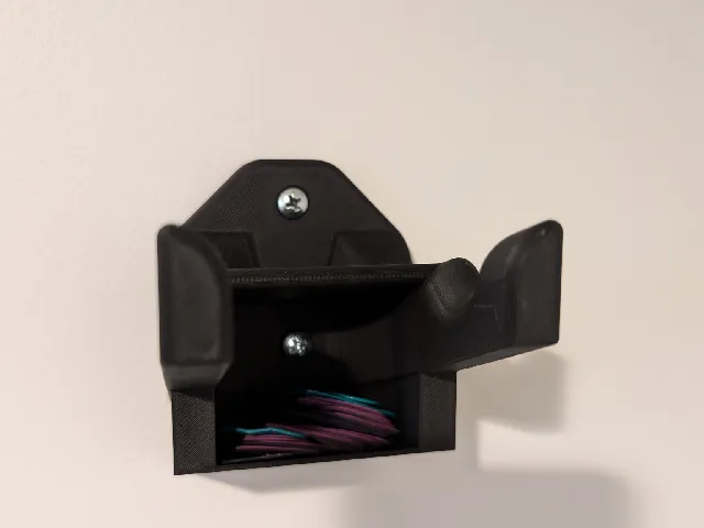 Guitar Wall Hangar w/ Pick Storage