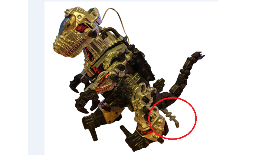 Mighty Zoidzilla Stabilizer Zoids Replacement Part