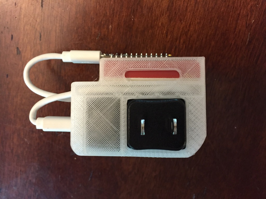 Tiny Breadboard Mount for USB Power Supply — miniatura 3
