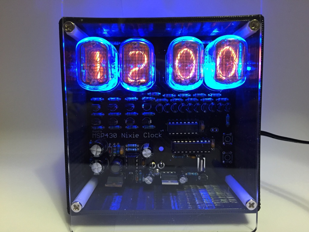 Nixie Tube Clock Frame