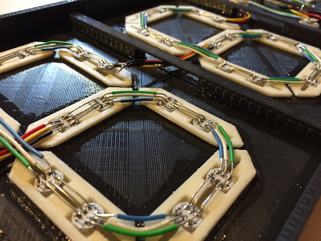 Miniatura 3 do modelo 3D 7-Segment NeoPixel Clock