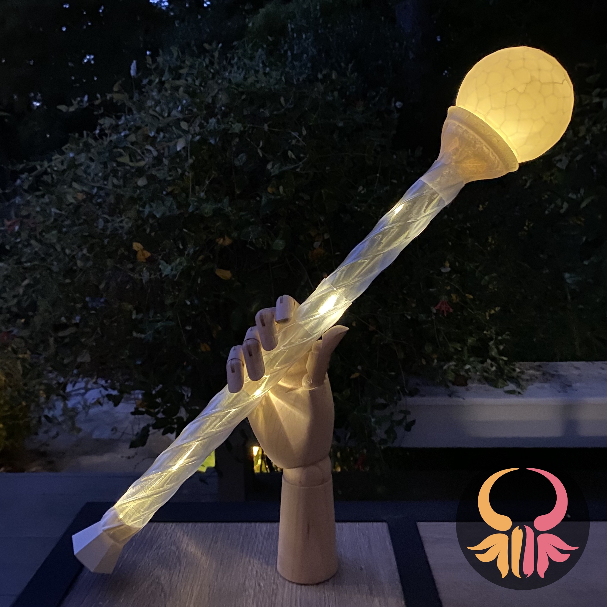 Glowing Orb Staff