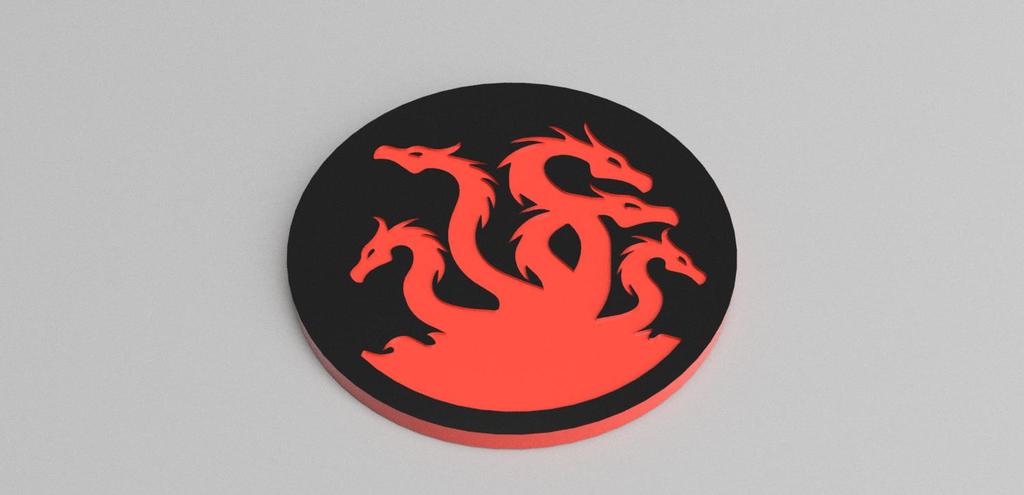HYDRA THEMED DICE TRAY, 7 POCKETS 