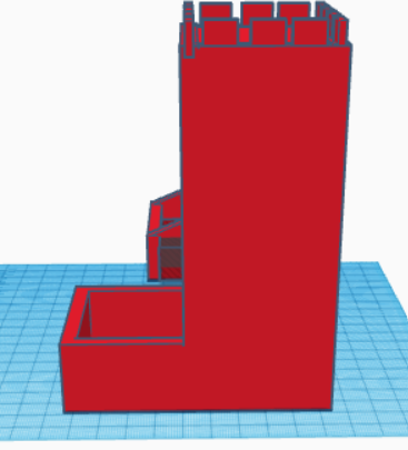 Miniatura 6 do modelo 3D Simple Castle Dice Tower