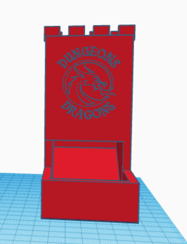 Miniatura 10 do modelo 3D Simple Castle Dice Tower