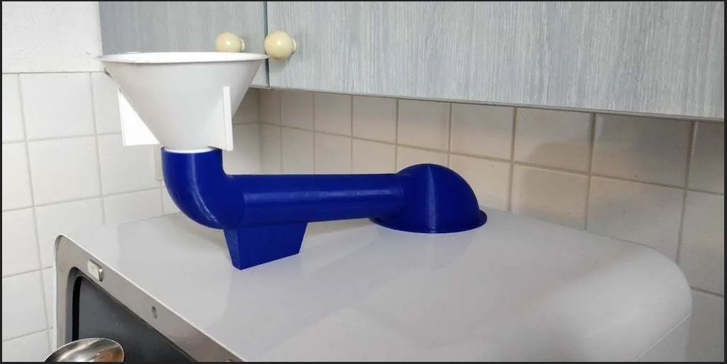 Déport remplissage d'eau mini lave vaiselle