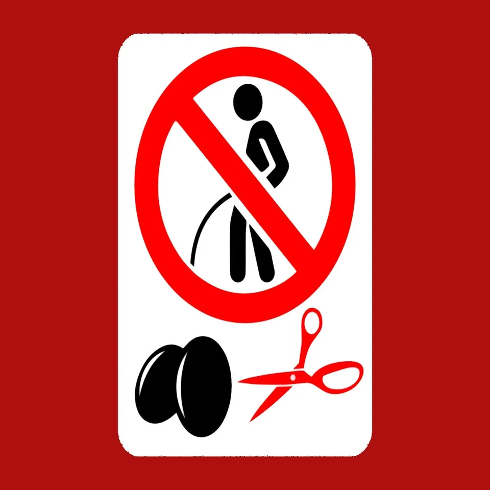 No Pee Sign by Becker Thorne | Download free STL model | Printables.com for Free Printable No Dog Pee Sign