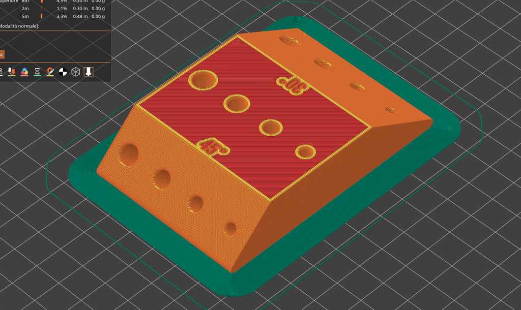 Wood working - hole template