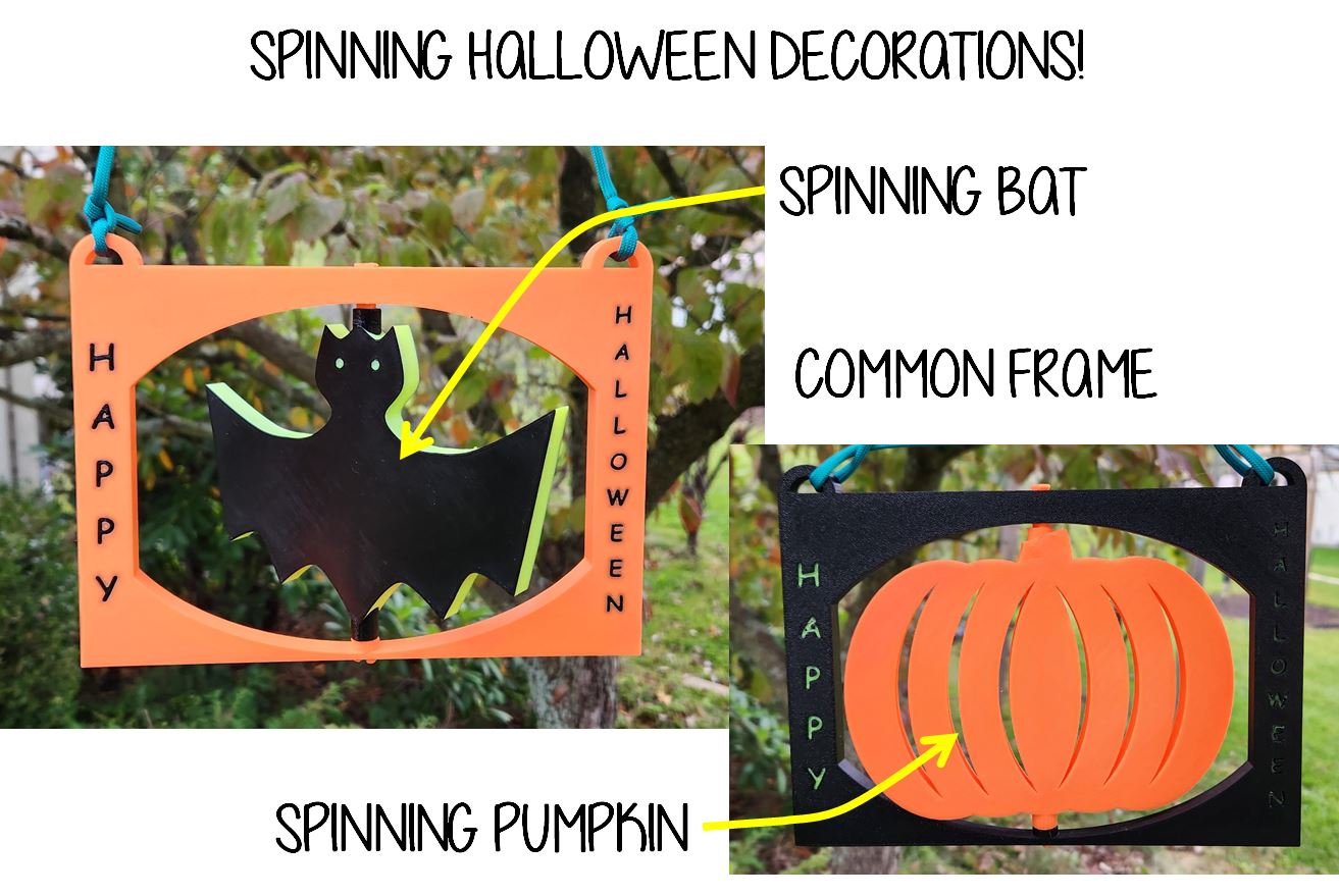 Halloween Spinning Decorations