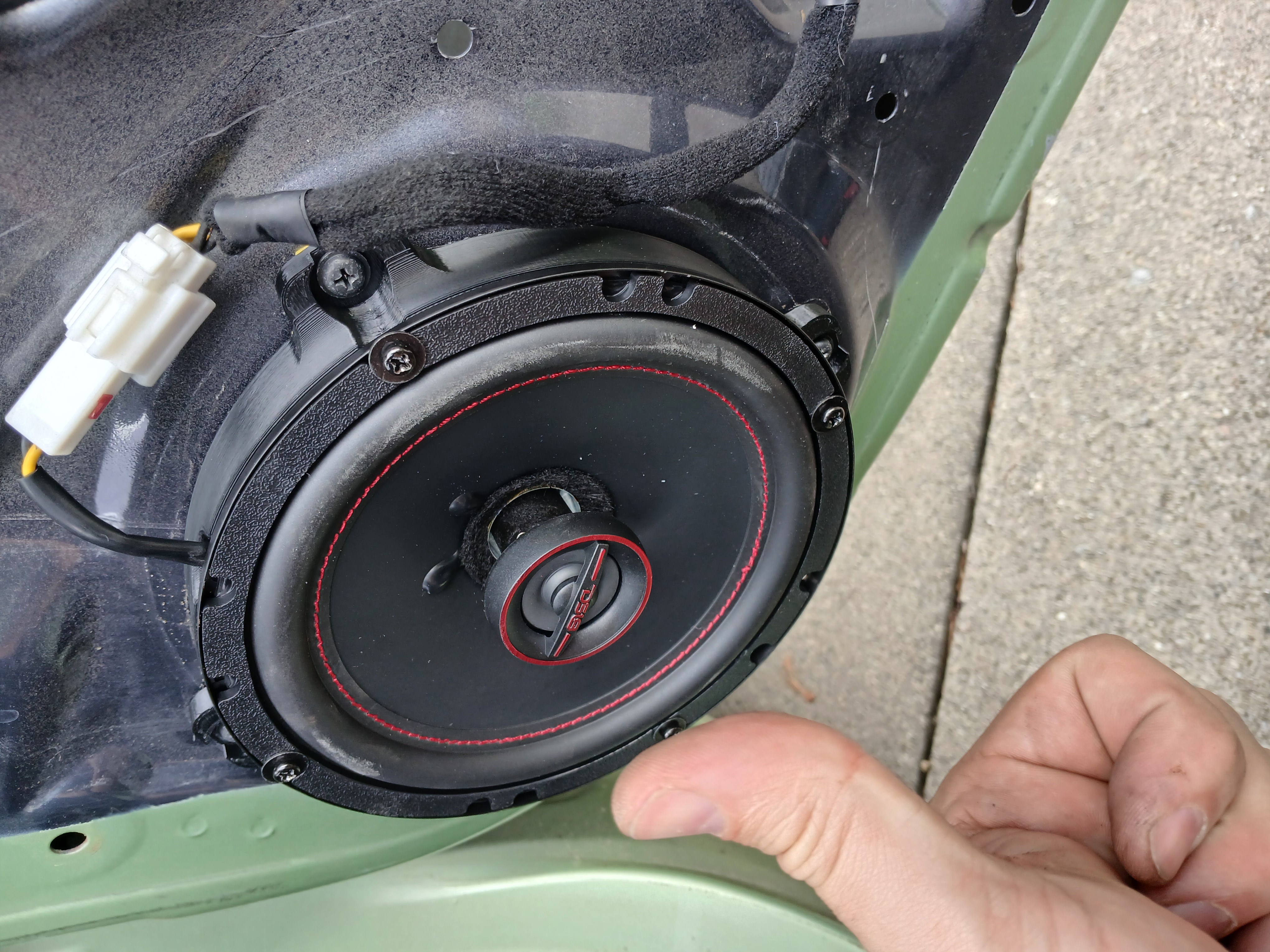 6.50" Speaker mount for 07 Hyundai Accent