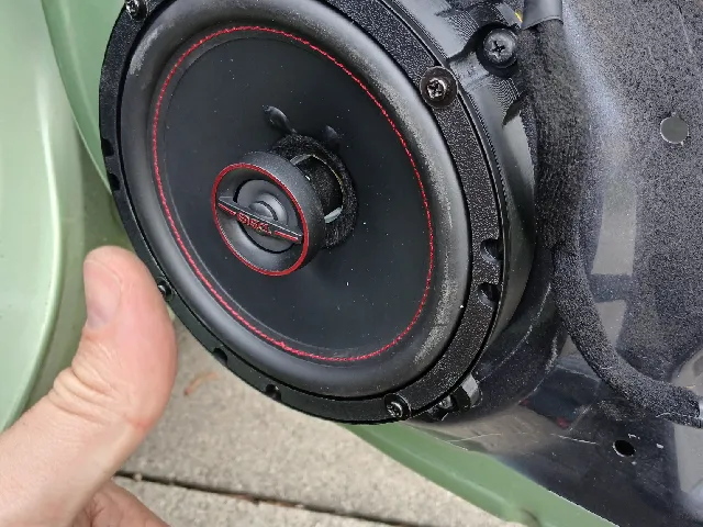 6.50" Speaker mount for 07 Hyundai Accent 2 Door Hatchback