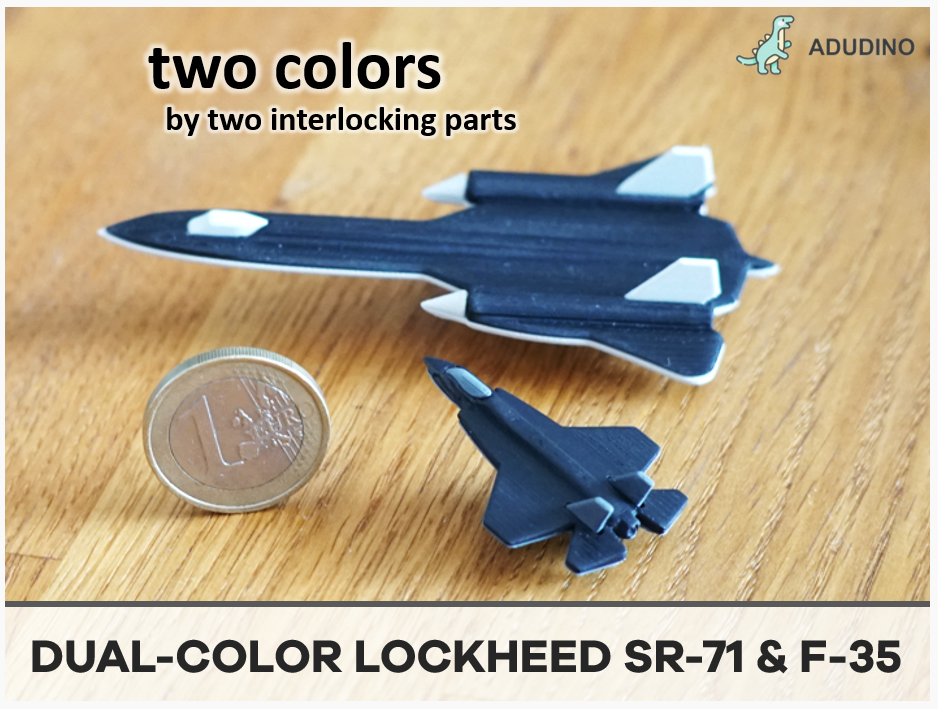 SR-71 & F-35: Dual-Colour Toy SR 71 and F 35 Jet (Blackbird SR-71 = SR71) — thumbnail 7