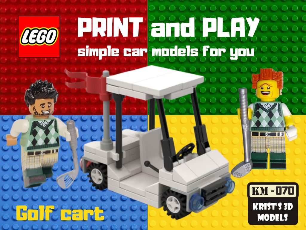 LEGO Golf Cart - Rory McIlroy
