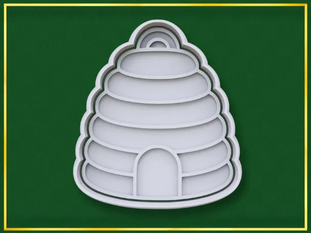 Beehive Cookie Cutter STL – Easy 3D Print Baking Set