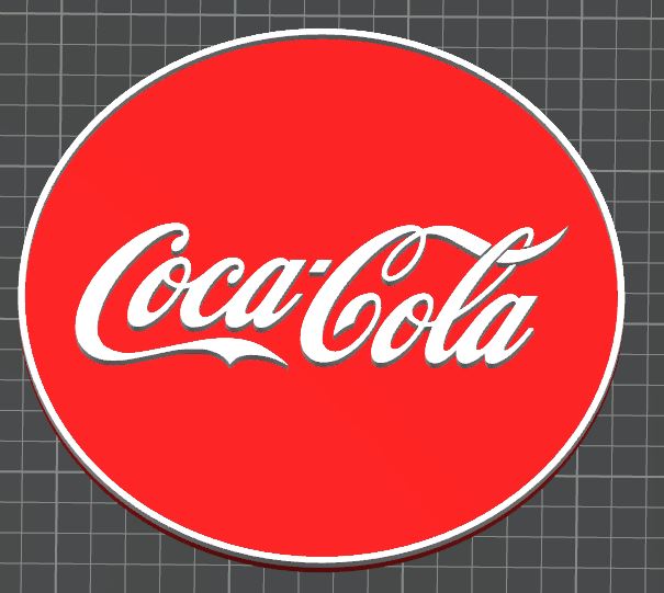 Coca Cola Logo Multi Colour No AMS
