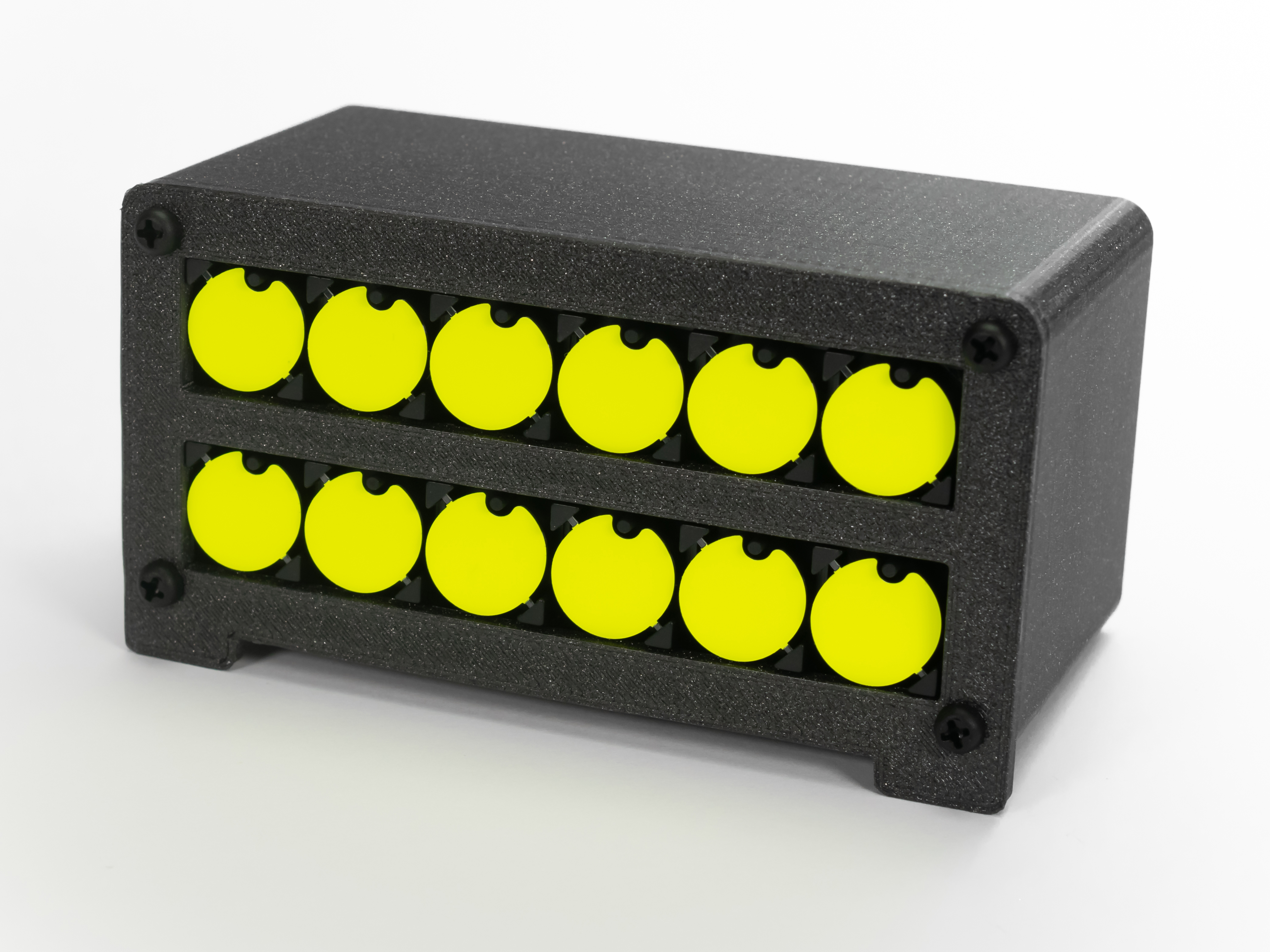Miniatura 11 do modelo 3D No.3 - 3D Printed Casing for Flip-disc Binary Clock