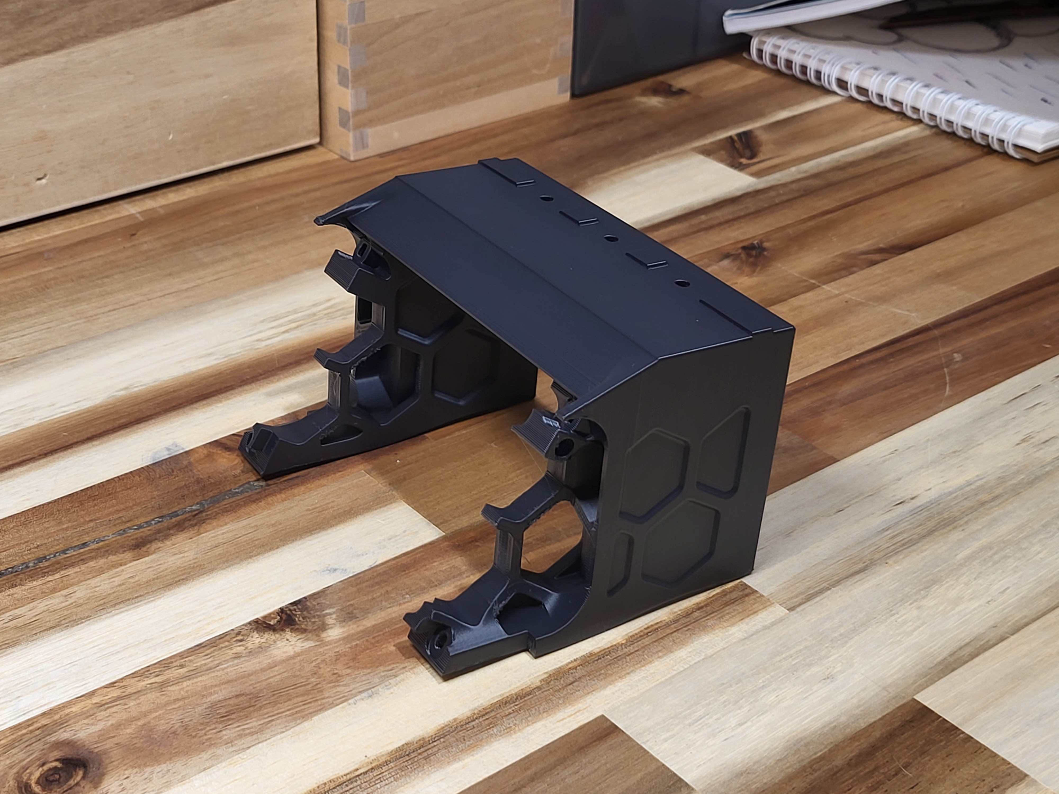BTT-pi TFT43 mount for clicky-clack door + doorbuffer