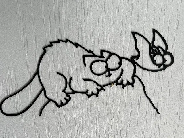 Halloween Simon's Cat Wall Art #2