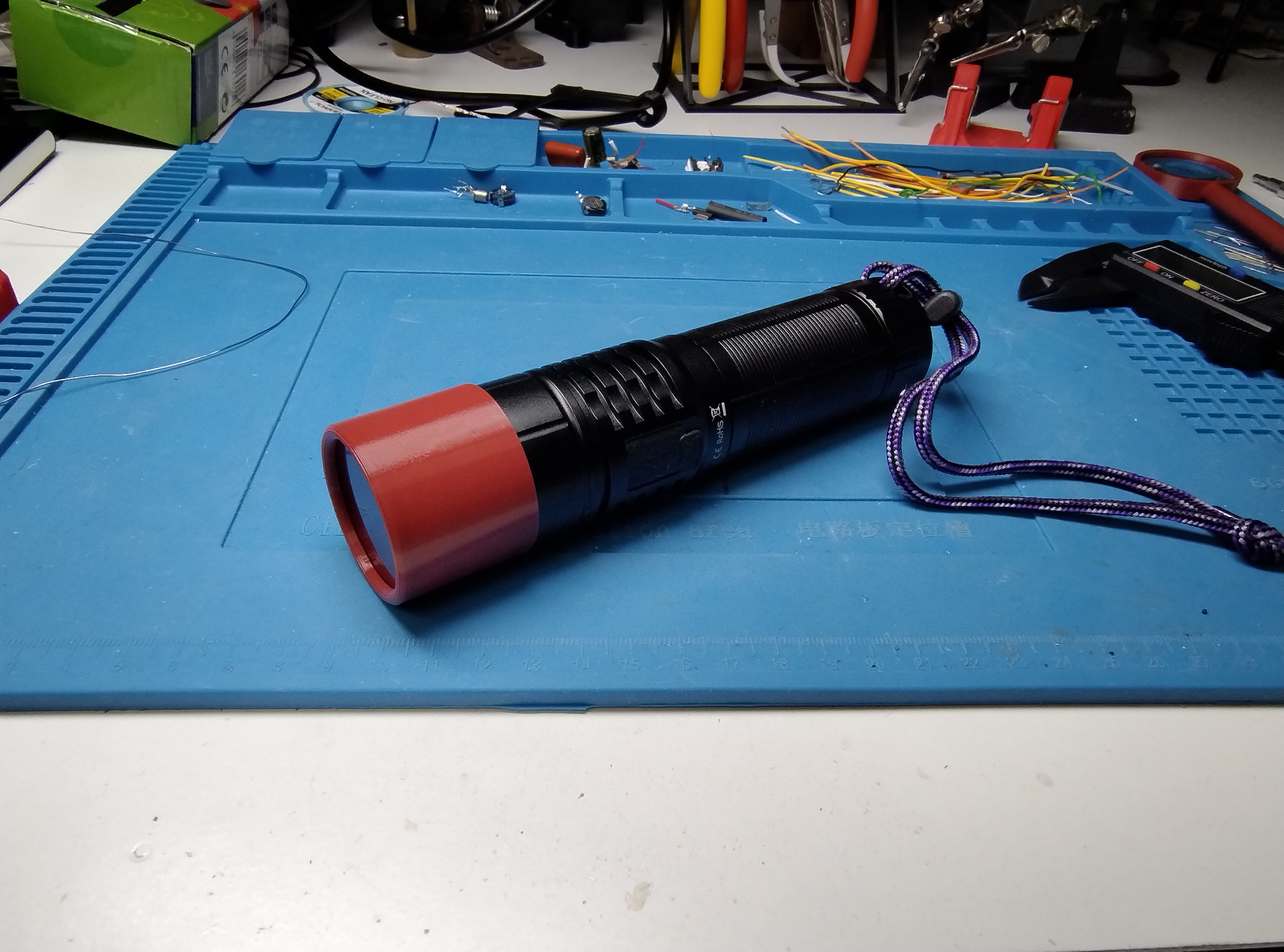 Sofirn SP33S Adapter für Rotlichtscheibe