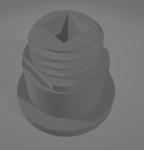 ETA - šroub a matice kruhadla ( ETA - cutter screw and nut )