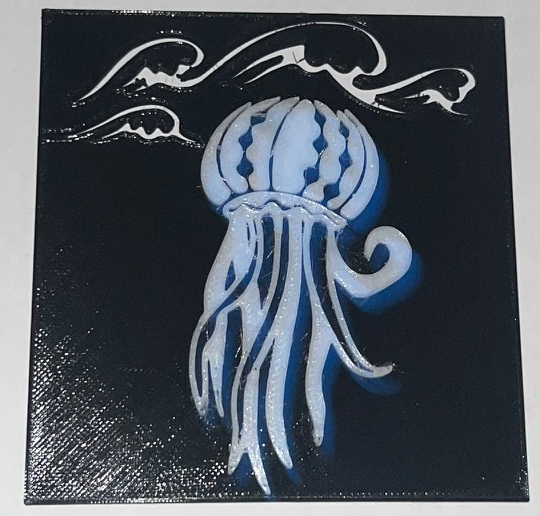 Jellyfish and waves — miniatura 3