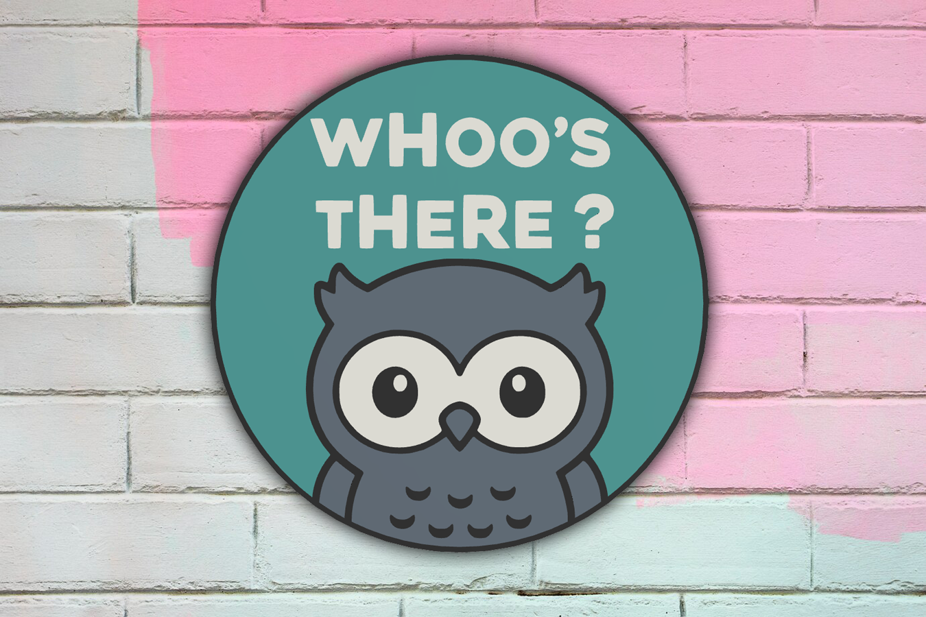 Owl Lightbox 'Whoo's there?' Owl LED Lamp