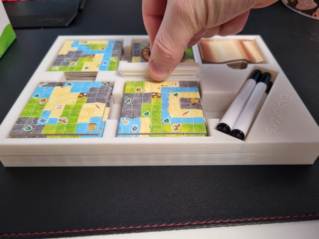 Explorers board game organizer / tray by Dayrusher | Download free STL ...