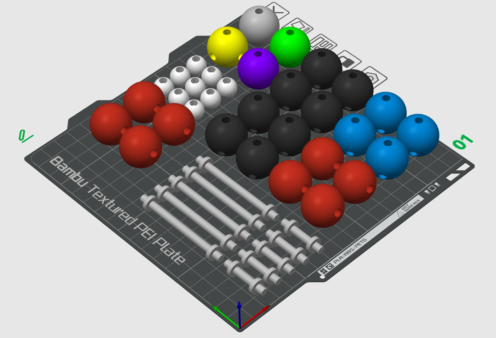 Complete Atom Set - 1,2,3,4,5, and 6 Bond Atoms! (Compatible with most ...