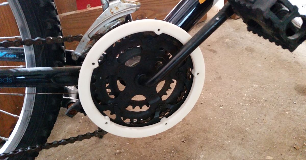 Bicycle Chain Guard (5 point 170mm) by onus Download free STL